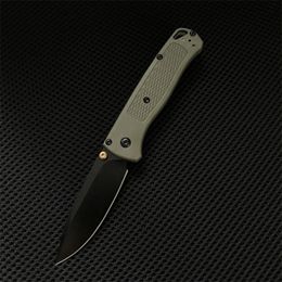 Outdoor BM 535 Folding Knife 3.24 "S30V Satin Plain Blade Polymer Handle Camping safety Defence Knives Self Defence tools 563