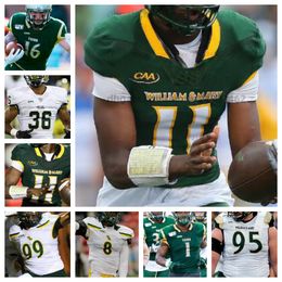 William & Mary Tribe Football College Jersey Custom mens women youth Harrison Daley Gerald Williams Tanner Slavic Kadin Lynch Bart Francois Drew Ball