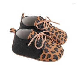 First Walkers Spring Autumn Baby Shoes Infant Leopard Print Born Soft Bottom Non-Slip Leather Toddler Casual