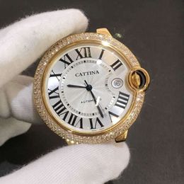 luxury wristwatch C Blue Luxury Wrist Watch Men Women Classic Brand Pointer Mirror Men's Steel Belt Balloon Quartz T3yi