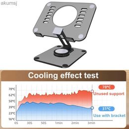 Tablet PC Stands Ergonomic Laptop Stand Acrylic Rotating Laptop Stand for Macbook Tablet Phone Non-slip Heightening Bracket for Heat for Home YQ240125