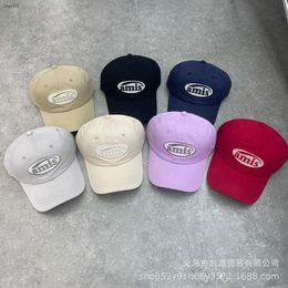 Korean Version of Dongdaemun Versatile Fashionable Baseball Cap for Men Women, Casual and Trendy Couple, Soft Top, One Size Fits All Letter Duck Tongue Hat