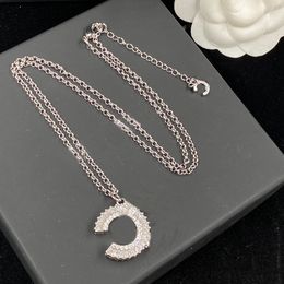 Silver Chain Necklaces Classic Fashion Neckalce Woman Couple Chains Brass Necklace Seiko Jewellery Supply