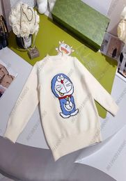 luxury baby kids Pullover Knitted Sweaters cashmere wool Baseball sweater jacket childrens autumn letter printing design long slee8519188