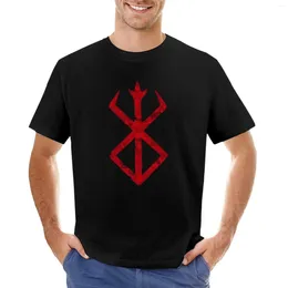 Men's Polos Beserk Logo T-Shirt Short Sleeve Tee Anime Mens Clothing