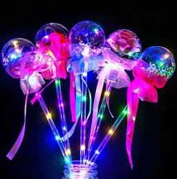 LD1001x10 New flash Fairy wand Bobo ball Star Ball Magic wand flash stick children039s Luminescent toy LED Light Sticks5095623