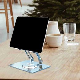 Tablet PC Stands Tablet Stand 360Rotating Base Universal Adjustable Stable Aluminium Alloy Tablet Phone Holder for Smartphones Electronic Device YQ240125