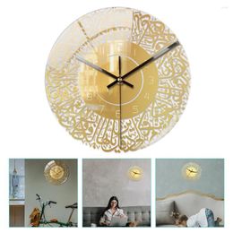 Wall Clocks Home Decor Muslim Clock Housewarming Gift Mute Festival Decoration Eid Office