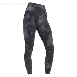 Lu Align Lu Woman Yoga Gym Long Pants Naked Training Full Length Pant Solid Colour Yogas Jogging Sweatpants Tight Fitness Trousers Exercise L 55