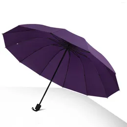 Umbrellas Folding Sun And Rain Umbrella Wind Resistance Portable Blocking For Men Women Outdoor