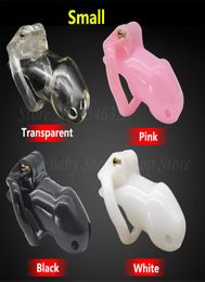 New Small Size Device Lockable Cock Cage Resin Belt Sex Product with 4 Size Penis Rings Sex Toys For Men Y18928042271945