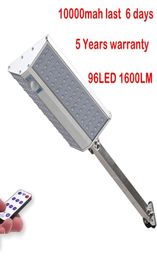 Edison2011 5 Year Warranty 10000mAh High Quality Solar Security Street Lamp Light LED Landscape Lights White Spot Light olar light2037344