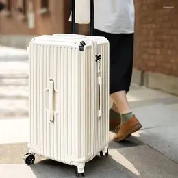 Suitcases 28''30''32''36'' Multi Functional Luggage Of Light Weight&high Capacity With USB Charging Port And Cup Holder For Male Suitcase