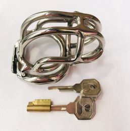 2021 Ergonomic Stainless Steel Stealth Lock Male Device,Cock Cage,Fetish Penis Lock,Cock Ring, Belt Cock Cage3618339
