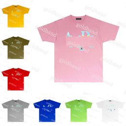 2024 New Printed Mens Tees Designer Round Neck T Shirt Brand Casual Loose Polos Clothing