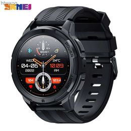 Smart Watches SKMEI 410mAh AMOLED Smartwatch 1.43 inch 1ATM Waterproof Heart Rate Monitor Pedometer Bluetooth Call Smart Watch for android ios YQ240125
