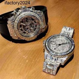 Ap Watch Diamond Moissanite Iced Out Can Pass Test UT4D mens Mosang stone movement for TOP montre de luxe wristwatch Mechanical automati7B0L