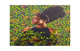 Kehinde Wiley Shantavia Beale II 2012 Painting Poster Print Home Decor Framed Or Unframed Popaper Material6165577