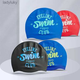 Swimming caps Soft Silicone Swim Caps for Adult Male Female Swimming Water Sports High Elasticity Hair Ear Protection Seamless Swim Pool CapL240125
