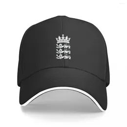 Ball Caps England Cricket Team Logo Baseball Cap Beach Bag Black Hat For Men Women's