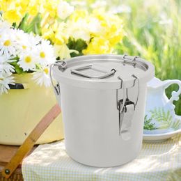 Storage Bottles Stainless Steel Sealed Bucket Container For Dog Food Multi-function 201 Kitchen Supply