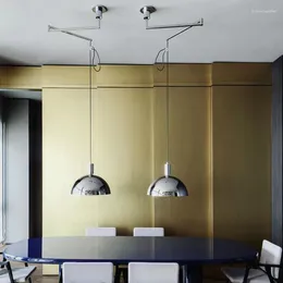 Pendant Lamps Modern Minimalist LED Restaurant Lights Living Room Kitchen Lighting Coffee Shop Fixtures