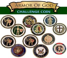 American Military Challenge Coin US Navy Air Force Marine Corps Armour of God Challenge Coin Badge Military Collection Gifts239E3044704703