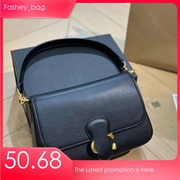 Half Tabby Moon Soft Brand Ladies Totes Gold C Hasp Underarm Shoulder Bag Crossbody Girls Fashion Handbags With Box rossbody