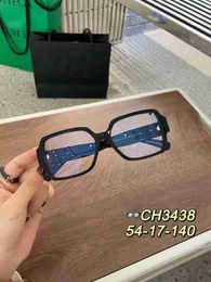 Fashion Sunglasses Frames Designer ch3438 eyeglass frame is popular on the internet, fashionable and caring. The frame is made of sheet metal