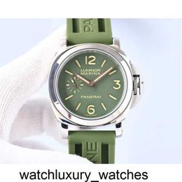 Watch 2024 Panerais Designer Luxury Submersible Watch Tech 47mm Stalking Series Metal Glass Matching Fully Automatic Mechanical 33os