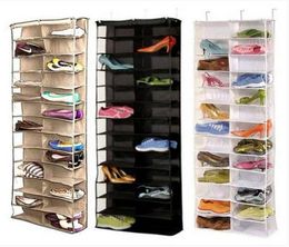 Shoe Rack Storage Organiser Holder Folding Hanging Door Closet 26 Pocket Household furniture living room furniture shoe rack shoe6386675