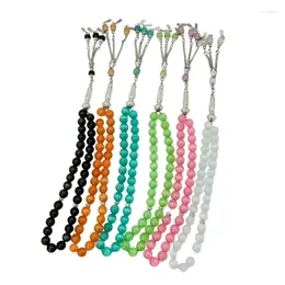 Chains Durable String Prayer Bead Tasbih 33 Beads Wristchain Worship Supplies Accessory Dropship