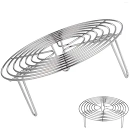 Double Boilers Stainless Steel Steamer Rack Multifunctional Round Cooling For Steaming Cooking And Baking