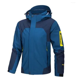 Men's Jackets Punching Jacket Spring And Autumn Outdoor Pilot Hooded Baseball Mountaineering Clothing Men Women