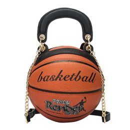 Fashion Round Basketball Shape Bags Women's Bag Creative Basketball Styling Shoulder Messenger Bag Handbags Personality2892
