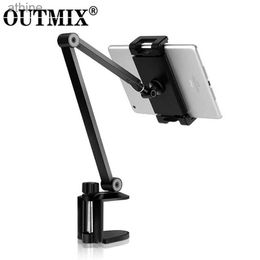 Tablet PC Stands Stand Rotating Long Arm Mobile Phone Holder Height/Angle Adjustable Aluminium Alloy Mount for 4-13inch iPhone iPad YQ240125