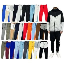 Tech Fleece Joggers Pants Men Sportswear Drawstring Casual Tracksuit Sweatpants Trousers Black White Designer Jogger Pants 74 804