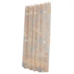 Shower Curtains -Modern Curtain Starfish Partition Fresh Seaside Style Waterproof Peva For Bathroom Room