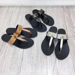 2024 Luxury Women Sandals Double Web Thong Sandal Designer Women Flip Flops Fashion Beach Slippers New style