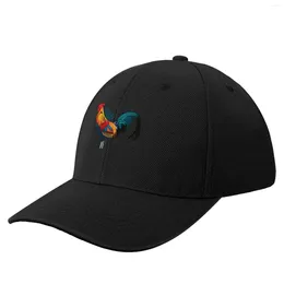 Ball Caps Kauai Chicken Sticker Baseball Cap Visor Foam Party Hat Cosplay Rave Women's Men's