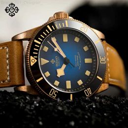 Other Watches NEW Ipose IXDAO Vintage Titanium Alloy Men's Automatic Mechanical Sapphire Diving Waterproof 200Mr Glow BGW-9 for Me