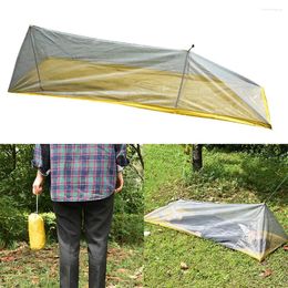 Tents And Shelters Features Outdoor Camping Tent Enhance Visibility Silicone Coated Lattice Fabric Single Person Height Adjustable