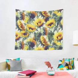 Tapestries Sunflowers Forever Tapestry Wall Art Decorative Paintings