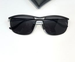 Pilot Sunglasses Black/Dark Grey Lens Mens Womens Glasses Sonnenbrille Shades Sunnies Gafas de sol UV400 Eyewear with Box