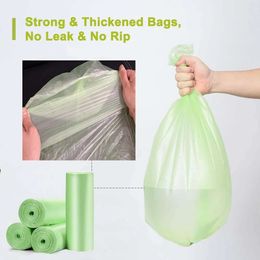 20100pcs Biodegradable Garbage Bags Ecological Disposable For Trash Can Home And Kitchen Wastebasket Compostable Good Household 240125