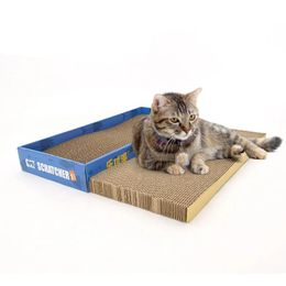 Scratchers Cat Scratcher Corrugated Paper Board Nails Grinding Sleeping Bed Box Kitten Interactive Toy Protect Furniture Pet Products 3 in