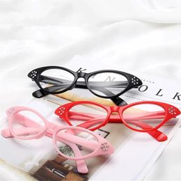 Sunglasses Anti Blue Light Oval Woman Cat's Eye Sun Glasses Vintage Female Ellipse Eyewear Outdoors