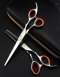 Professional Japan 440c 6 Inch Hair Scissors Set Cutting Barber Makas Haircut Scissor Thinning Shears Hairdressing Scissors13124626