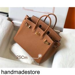 Genuine Leather Bk Handbag Platinum Designer Fashion Home High Sense Women's Bag Palm Print Portable Leisure One Shoulder Prank Handmade