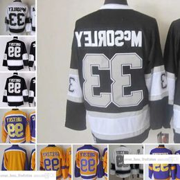 1967-1999 Movie Retro CCM Hockey Jersey Embroidery 99 Wayne Gretzky Jerseys 33 Marty Mcsorley Vintage Jers 74